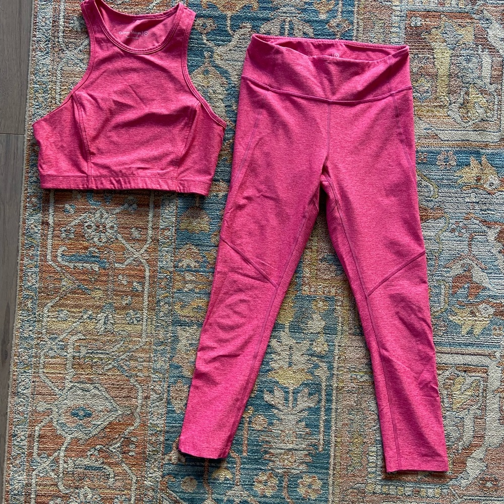 Outdoor Voices Hot Pink Set